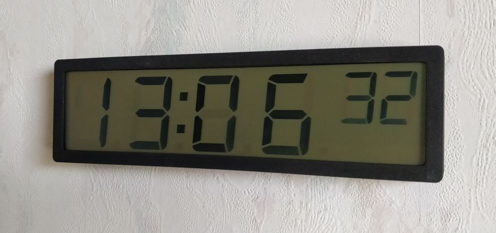 The LCD-Clock in Action
